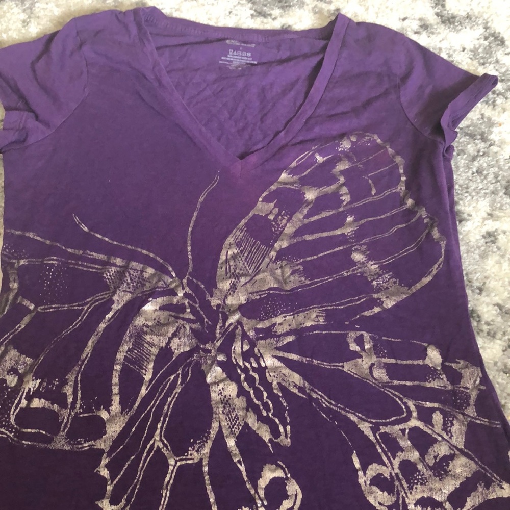 Ladies Express v neck shirt